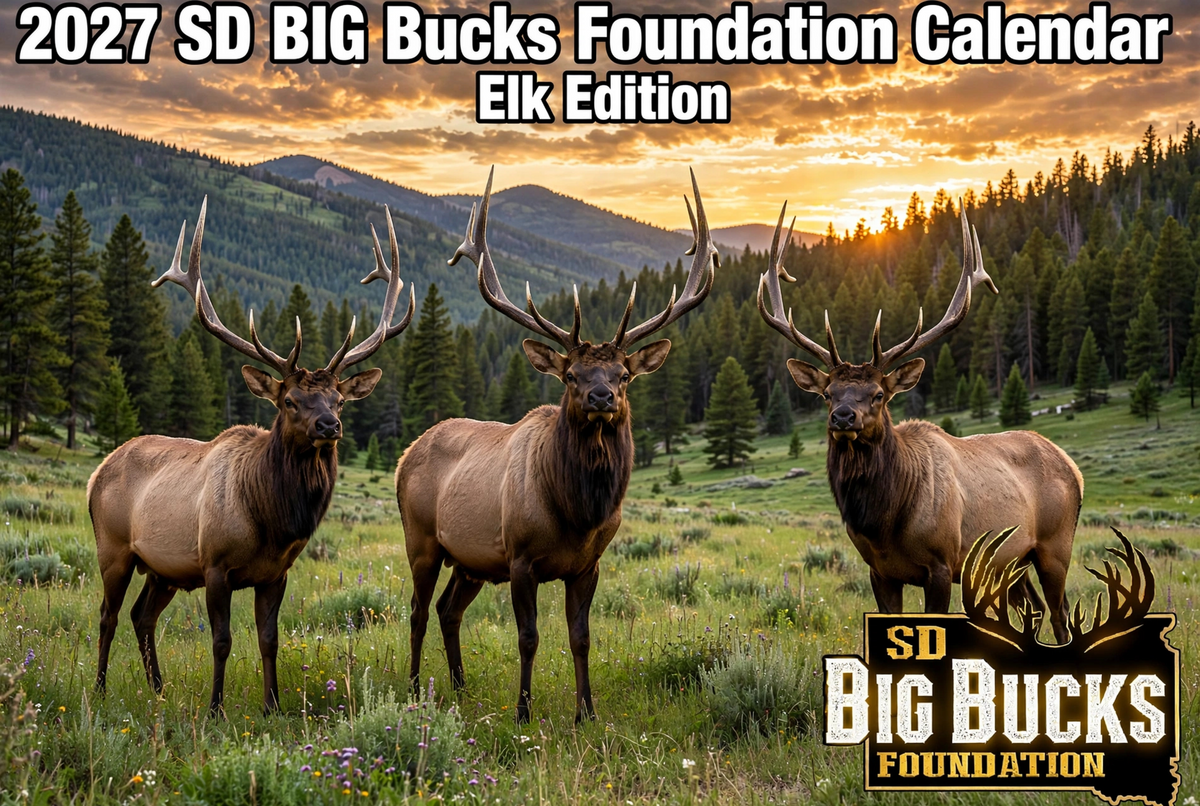 2027 SDBB Foundation Prize Calendar - Elk Edition