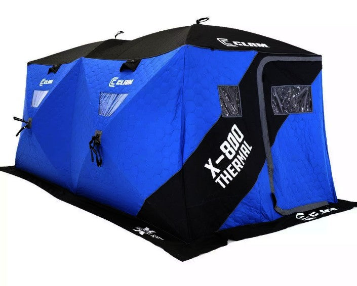 Clam X Ice Shelter & ION Alpha Electric Gen 3 Auger