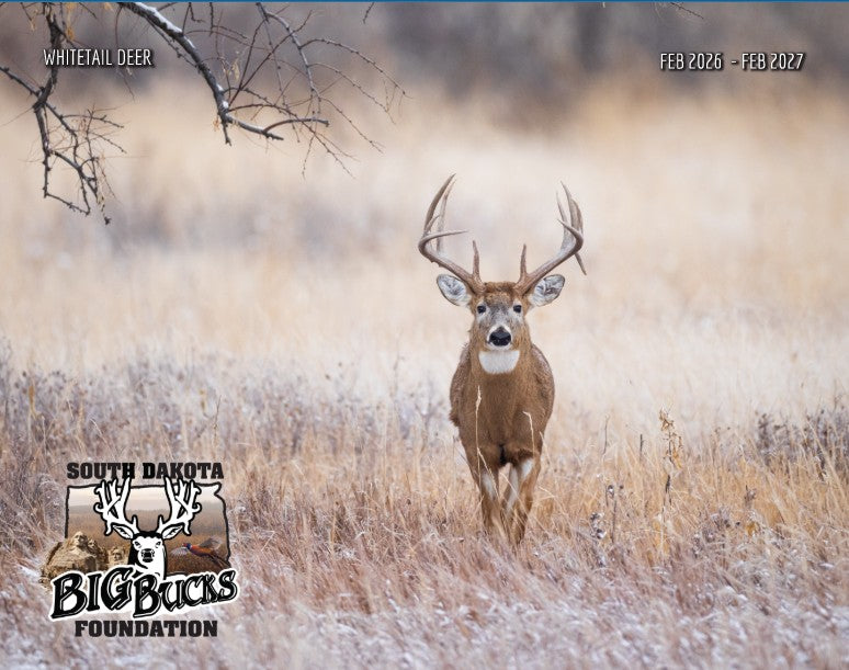 (1) 2026 SDBB Foundation Whitetail Prize Calendar