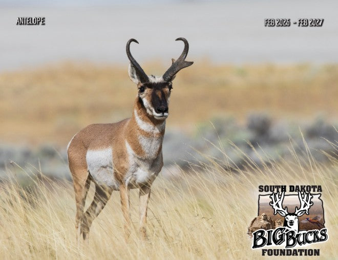 (1) 2026 SDBB Foundation Pronghorn Prize Calendar