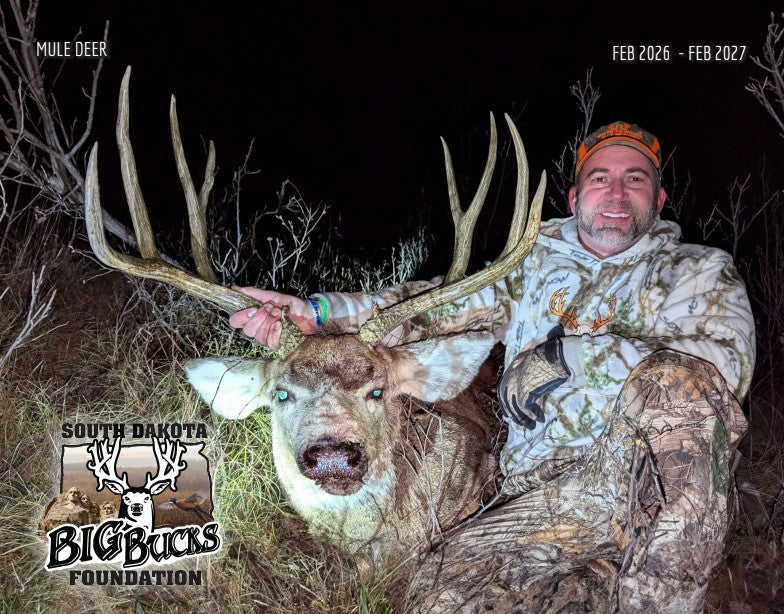 (1) 2026 SDBB Foundation Mule Deer Custom Cover Prize Calendar