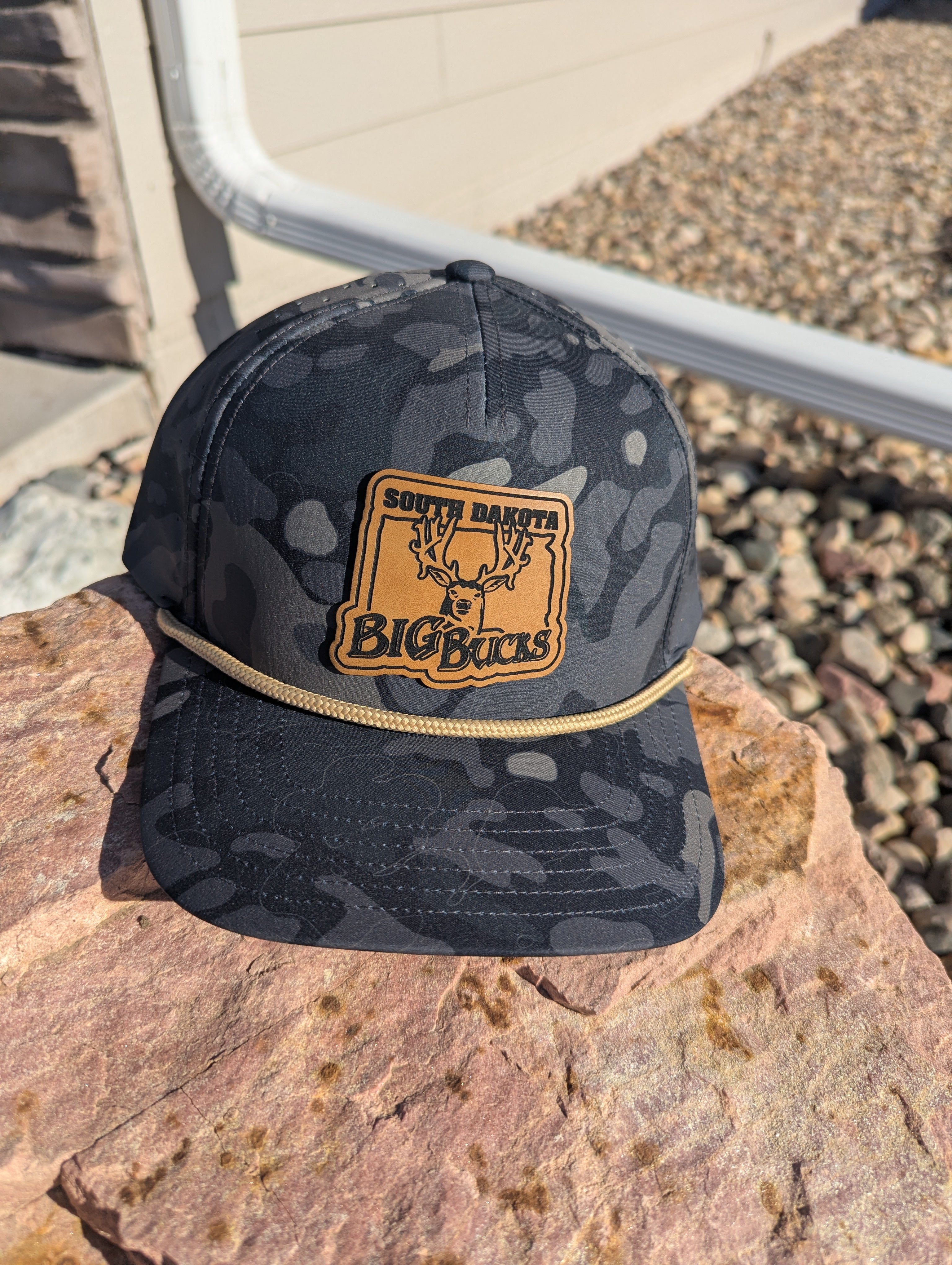 SDBB Black Camo w/brown patch